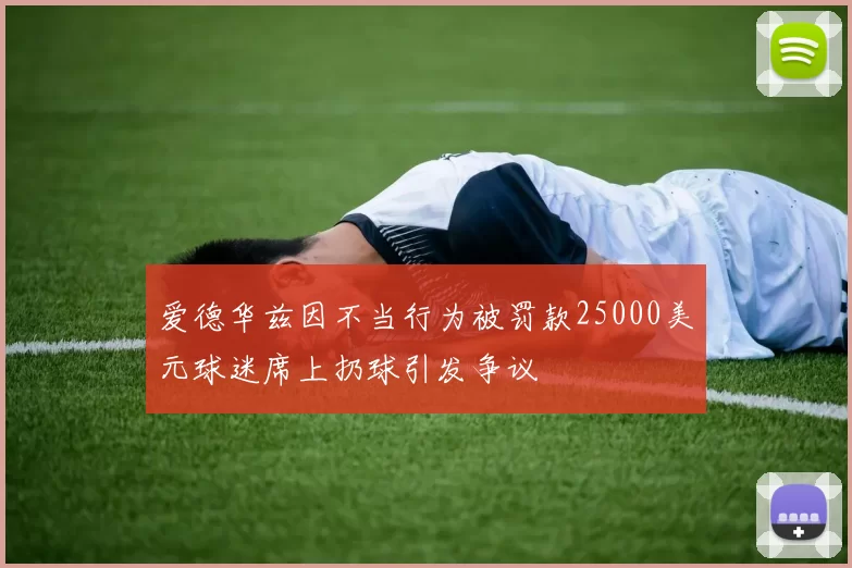 爱德华兹因不当行为被罚款25000美元球迷席上扔球引发争议